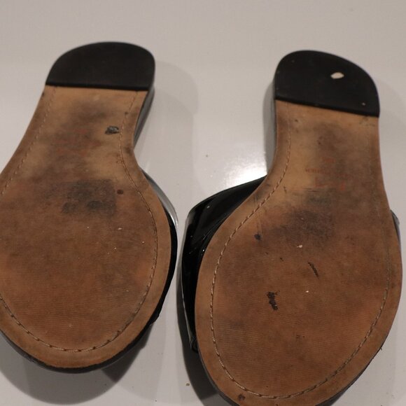 Marc Fisher Black Open Toe Slipper - Size 8 - Picture 8 of 8
